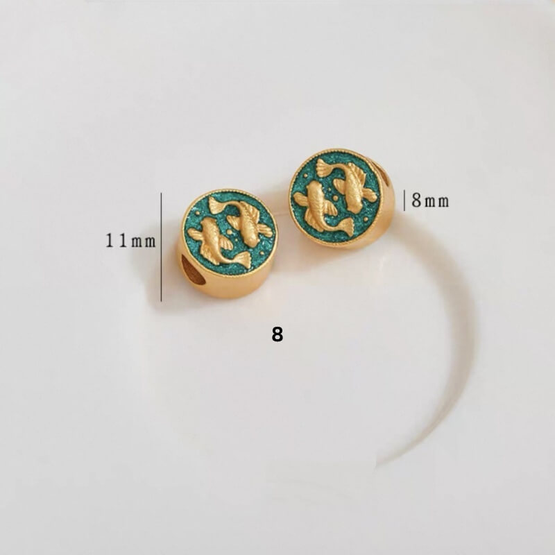 LuckyCharms Gold-plated Yearly Surplus Bracelet Accompanying Beads