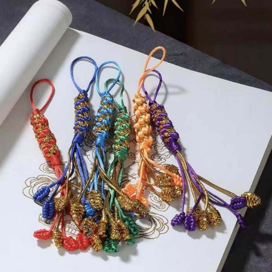 LuckyCharms Tibetan Pineapple-shaped Vajra Knot Handmade Charm