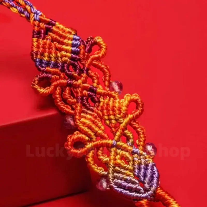 Response-for-All Chinese Knot Handmade Flower Ball Pendant-LuckyCharms.Shop