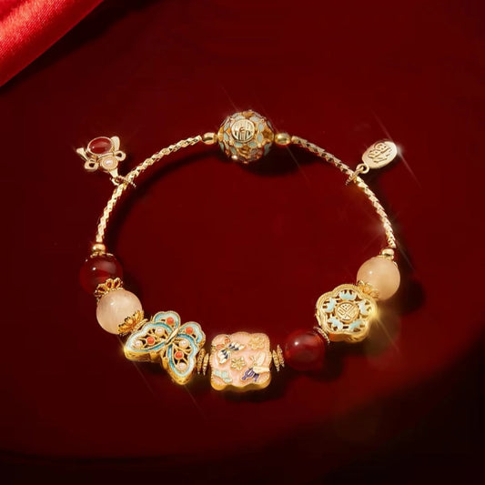 Palace Museum Imperial Treasure Butterfly Pearl Bracelet