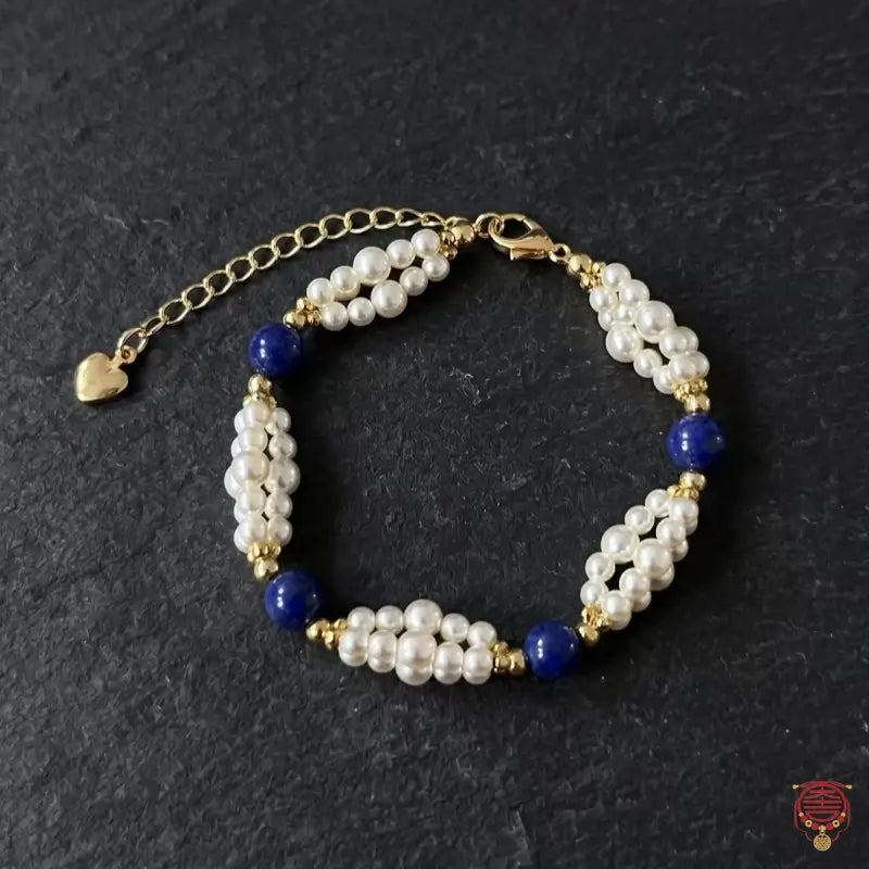 Natural Lapis Lazuli & Multi-Strand Twisted Freshwater Pearl Set