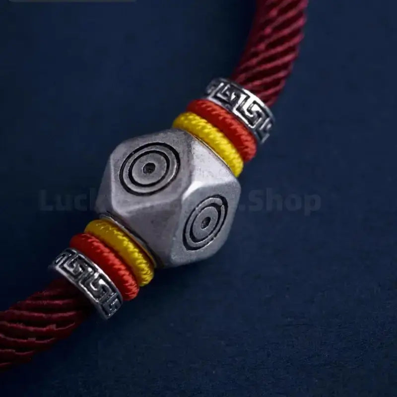 Chinese Zodiac Guardian Buddha Seed Syllables Symbol Black Bracelet-LuckyCharms.Shop