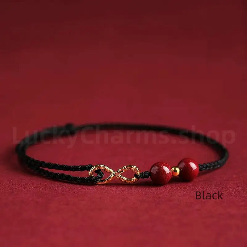 Infinity Symbol Wealth Handmade Braided Rope Bracelet Jewelry for Wealth -LuckyCharms.Shop