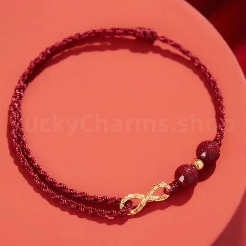 Infinity Symbol Wealth Handmade Braided Rope Bracelet Jewelry for Wealth -LuckyCharms.Shop