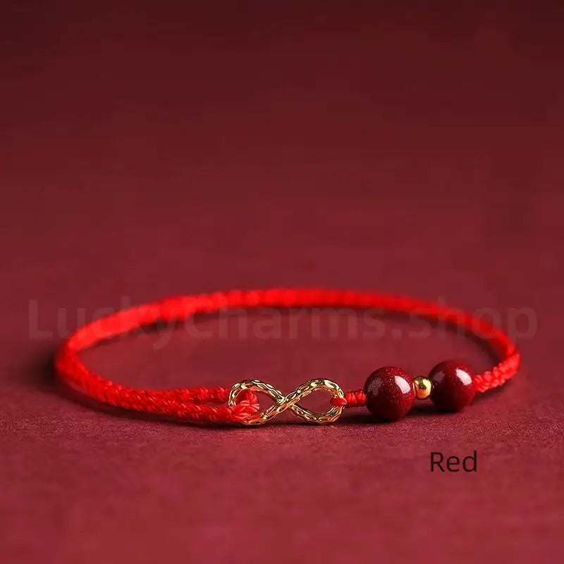 Infinity Symbol Wealth Handmade Braided Rope Bracelet Jewelry for Wealth -LuckyCharms.Shop