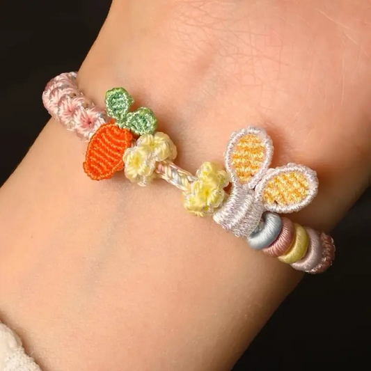 Bunny Ears Artisan DIY Cord Bracelet - 3mm Modular Cotton Hand Strand