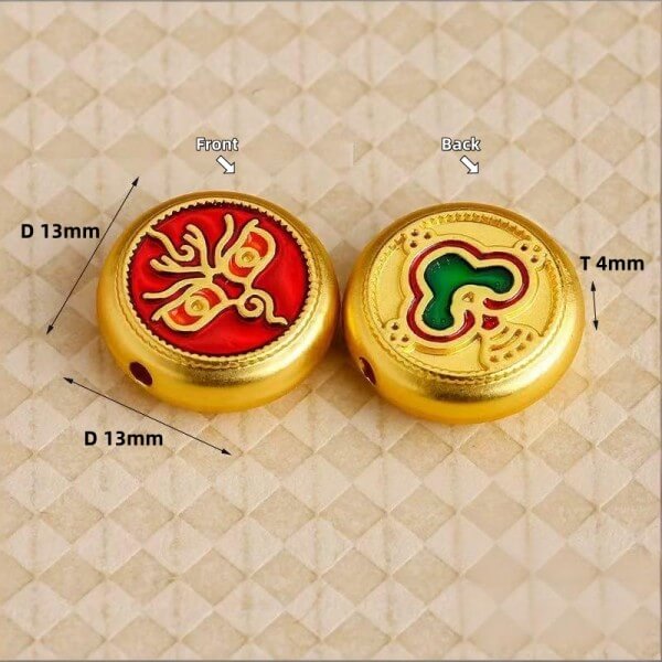 LuckyCharms Tibetan Five Directions Wealth Gods Eye Bracelet Accompanying Beads