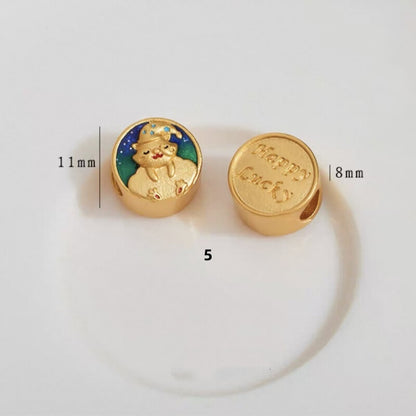 LuckyCharms Gold-plated Yearly Surplus Bracelet Accompanying Beads