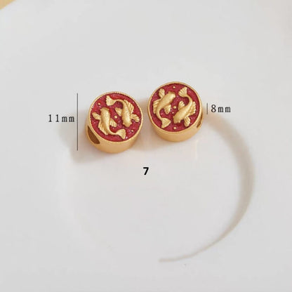 LuckyCharms Gold-plated Yearly Surplus Bracelet Accompanying Beads