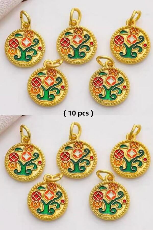 LuckyCharms Gold-Plated Money Tree Bracelet Accompanying Beads