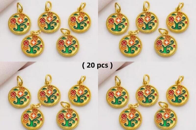 LuckyCharms Gold-Plated Money Tree Bracelet Accompanying Beads