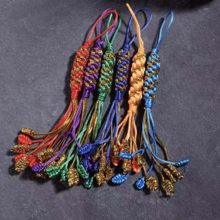 LuckyCharms Tibetan Pineapple-shaped Vajra Knot Handmade Charm