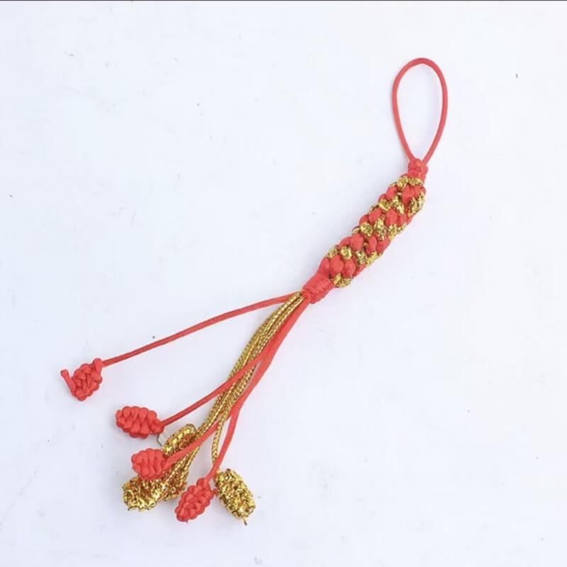LuckyCharms Tibetan Pineapple-shaped Vajra Knot Handmade Charm