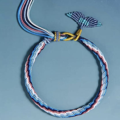 LuckyCharms Fish Tail Samsara Knot Braided Bracelet