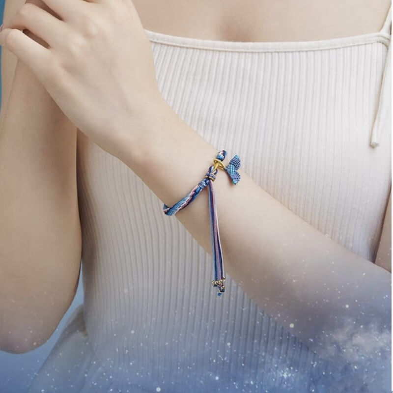 LuckyCharms Fish Tail Samsara Knot Braided Bracelet