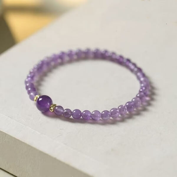 LuckyCharms Natural Garnet Fortune-Turning Beaded Bracelet