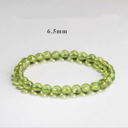 LuckyCharms Natural Peridot Green Beaded Bracelet