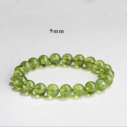 LuckyCharms Natural Peridot Green Beaded Bracelet