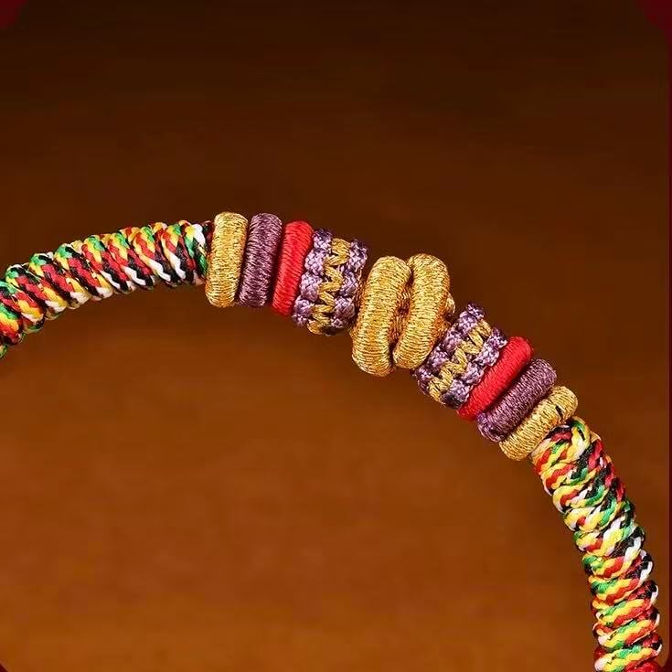 LuckyCharms Nine Vehicle Vajra Knot Braided Bracelet