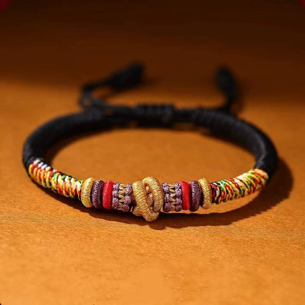 LuckyCharms Nine Vehicle Vajra Knot Braided Bracelet