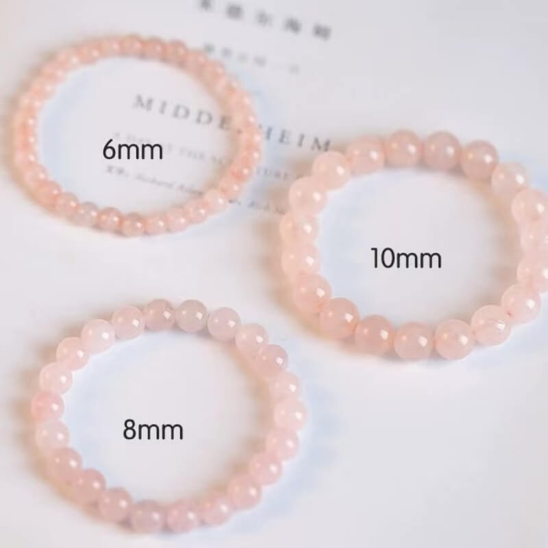 LuckyCharms Natural Rose Quartz Pink Fortune & Love Bracelet