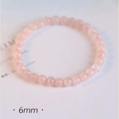 LuckyCharms Natural Rose Quartz Pink Fortune & Love Bracelet
