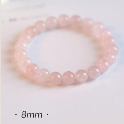 LuckyCharms Natural Rose Quartz Pink Fortune & Love Bracelet