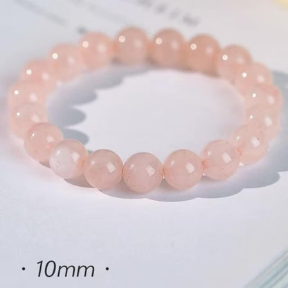 LuckyCharms Natural Rose Quartz Pink Fortune & Love Bracelet