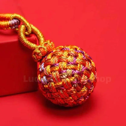 Response-for-All Chinese Knot Handmade Flower Ball Pendant-LuckyCharms.Shop