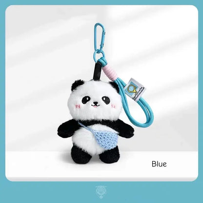 Cute Plush Panda with Mini Crossbody Bag Charm & Keychain