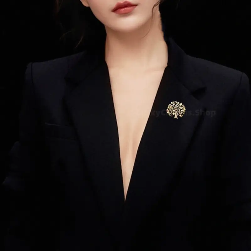 Lucky Money Tree Colorful Brooch - Auspicious Accessory-LuckyCharms.Shop