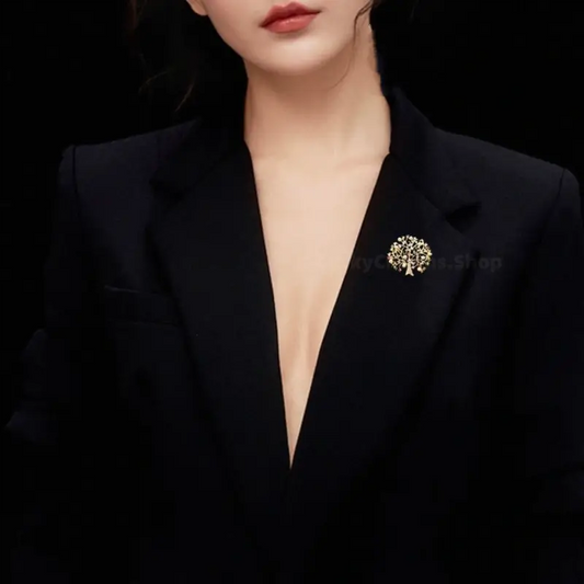 Lucky Money Tree Colorful Brooch - Auspicious Accessory-LuckyCharms.Shop