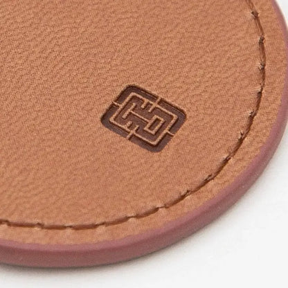 Chinese Zodiac Leather Oracle Bone Script Keychain-LuckyCharms.Shop