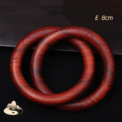 Longhu Mountain Natural Wood Blessing Qiankun Circle Pendant Luck Success-LuckyCharms.Shop