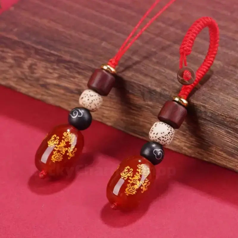 五行天然瑪瑙キーホルダー＆携帯チャーム｜バランスと幸運を願う5色のカスタムエネルギータリスマン、手編み