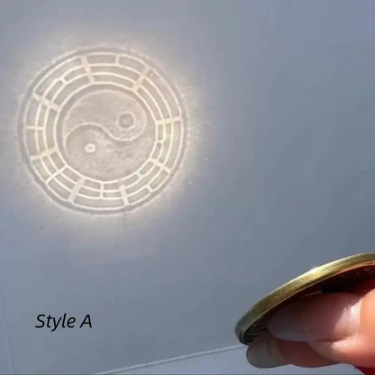 Light-Transmitting Bagua Mirror | Taosim Ritual Implement | Chinese Zodiac-LuckyCharms.Shop