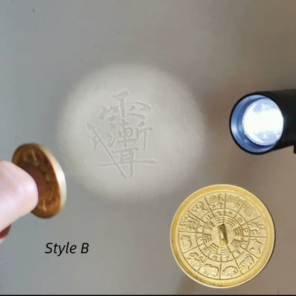 Light-Transmitting Bagua Mirror | Taosim Ritual Implement | Chinese Zodiac-LuckyCharms.Shop