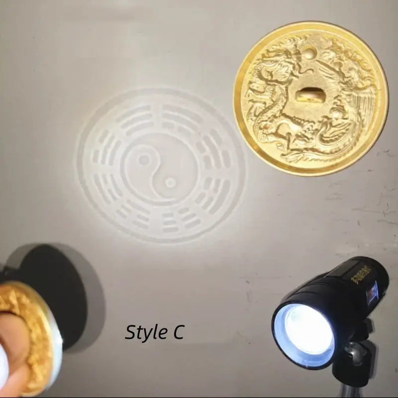 Light-Transmitting Bagua Mirror | Taosim Ritual Implement | Chinese Zodiac-LuckyCharms.Shop