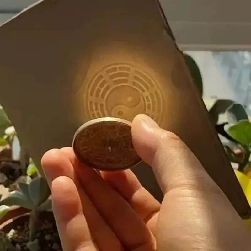 Light-Transmitting Bagua Mirror | Taosim Ritual Implement | Chinese Zodiac-LuckyCharms.Shop