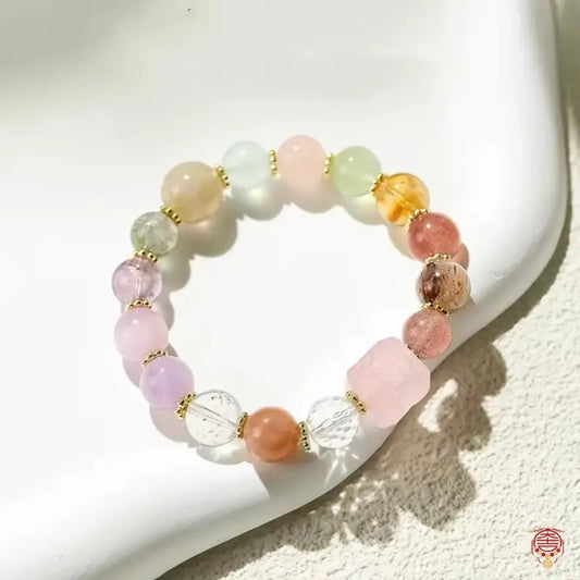 Mount Wutai Blessed Natural Multi-Gemstone "Endless Vitality" Bracelet