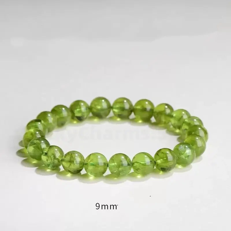 Natural Peridot Green Beaded multi-strand Bracelet for Success Love Health-LuckyChams.Shop