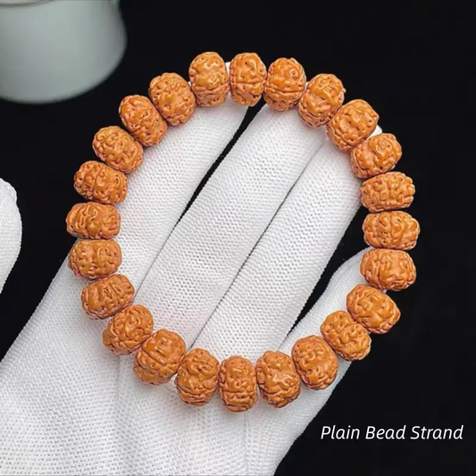 Lingyin Temple Blessed Natural Small Rudraksha Multi-Style Fortune-Turning Bead Bracelet-LuckyCharms.Shop