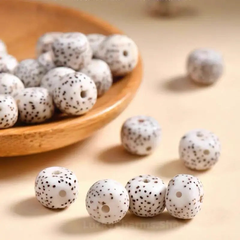 Putuo Blessing Star-Moon Bodhi, Cinnabar & Jade Fortune Bead Bracelet-LuckyCharms.Shop