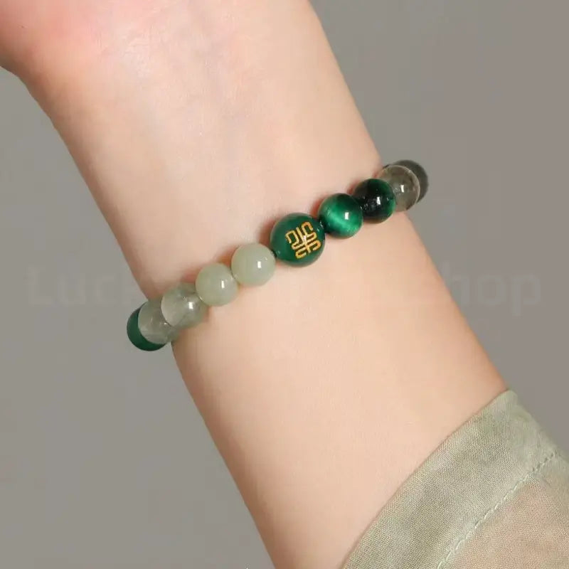 Natural Crystal WuXing Five Elements Deficiency Supplementing Blessing Bracelet-LuckyCharms.Shop