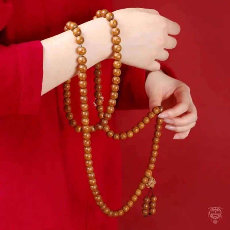 Mountain Heritage 108 Dragon Wood Mala - Six & Nine Ridge Options