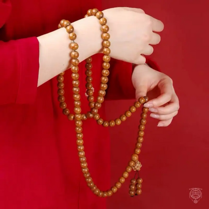 Mountain Heritage 108 Dragon Wood Mala - Six & Nine Ridge Options