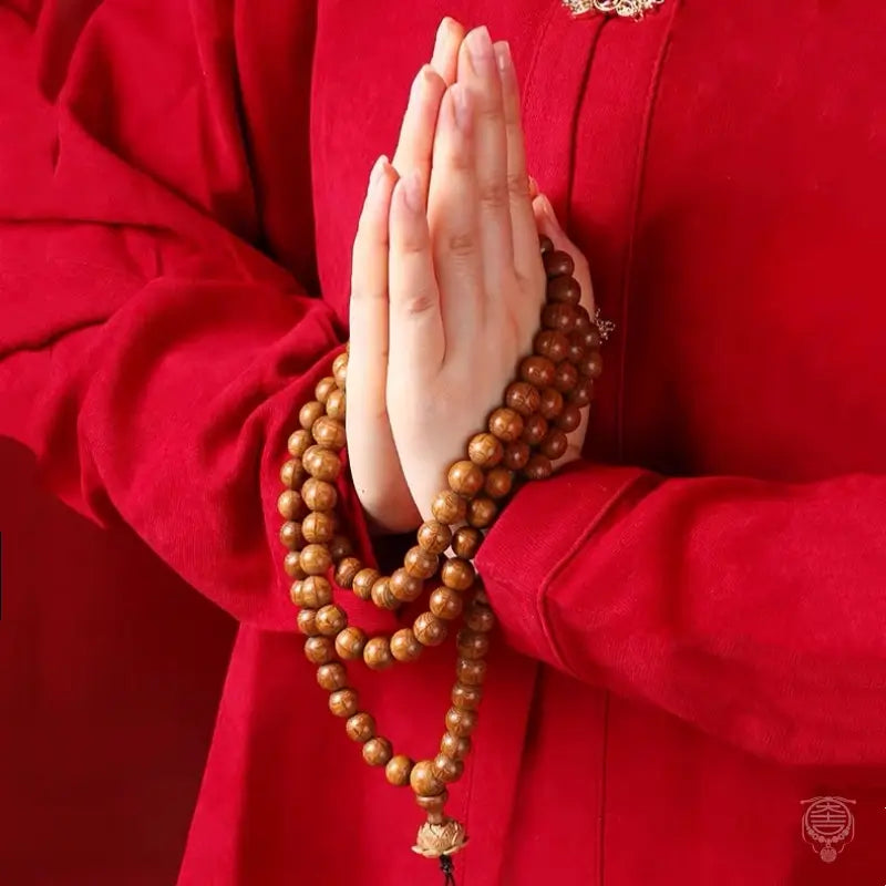 Mountain Heritage 108 Dragon Wood Mala - Six & Nine Ridge Options