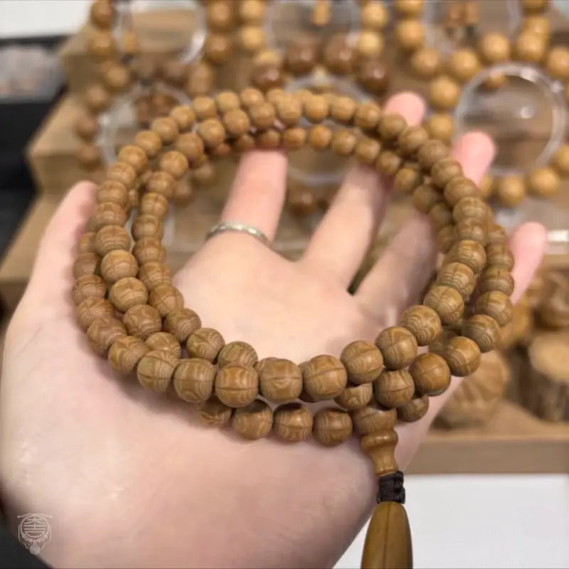 Mountain Heritage 108 Dragon Wood Mala - Six & Nine Ridge Options