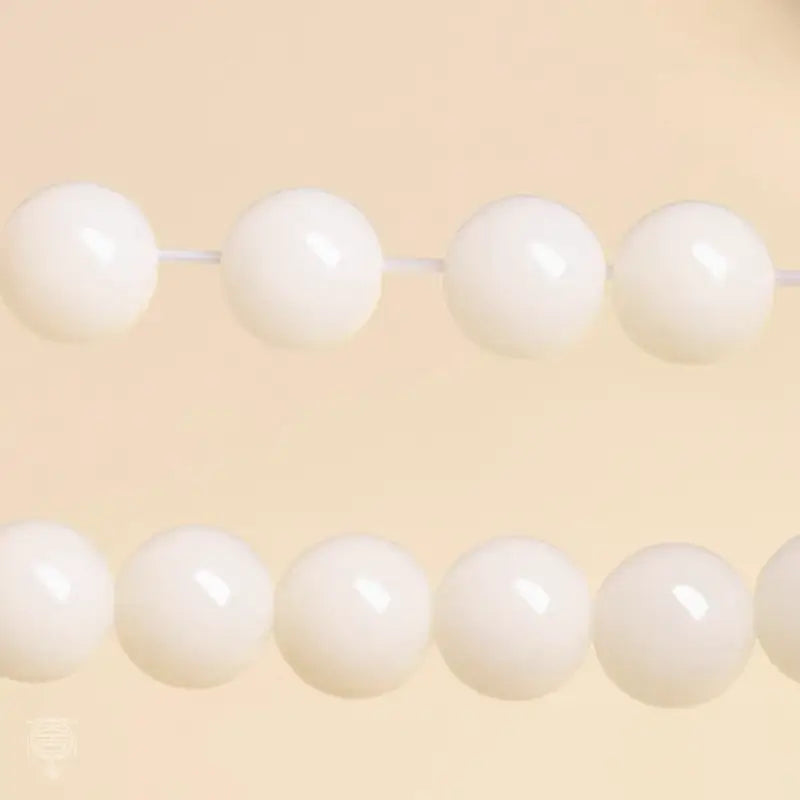 Minimalist White Bodhi Seed 108 Mala - Hand-Polished Natural Strand