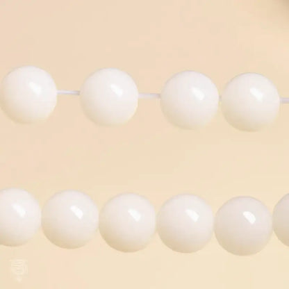 Minimalist White Bodhi Seed 108 Mala - Hand-Polished Natural Strand